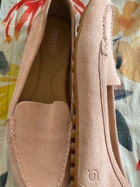 Børn Women’s Pink Suede Loafers / Driving Moccasins